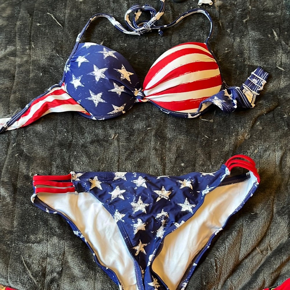 American flag 2piece swimsuit